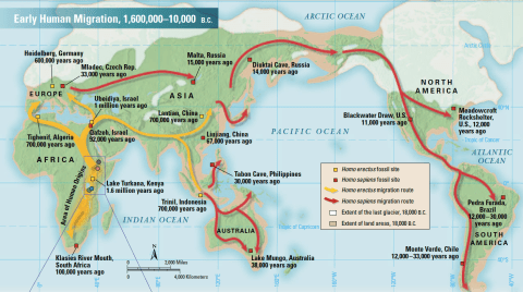 Early-human-migration-map